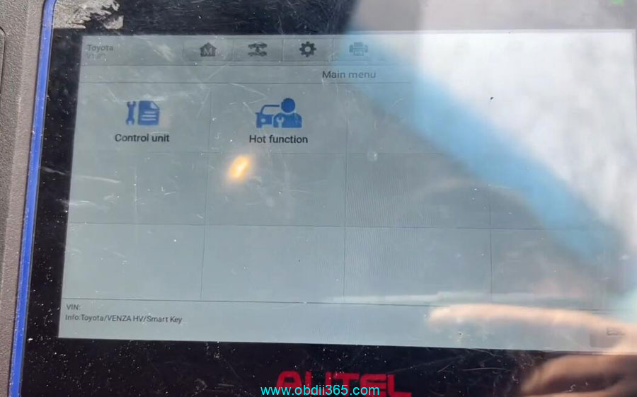 Autel Im508 30 Pin Cable Toyota Venza 2021 Smart Key 7