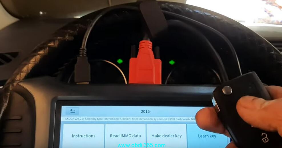 Xtool X100 Pad3 Add Key Skoda Fabia 2019 Mqb 18
