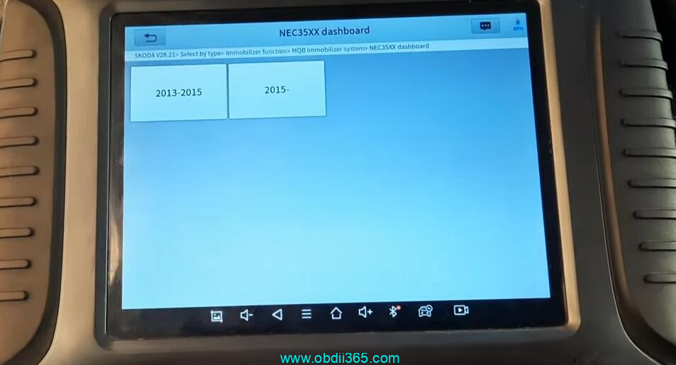 Xtool X100 Pad3 Add Key Skoda Fabia 2019 Mqb 4