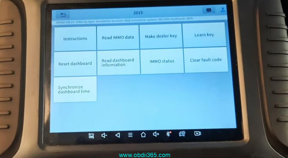 Xtool X100 Pad3 Add Key Skoda Fabia 2019 Mqb 5