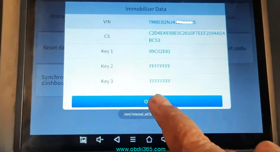 Xtool X100 Pad3 Add Key Skoda Fabia 2019 Mqb 7