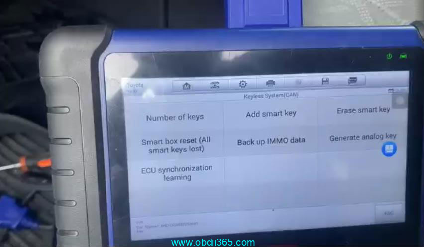 Autel Im508 Add Toyota Sequoia 2023 Smart Key 1