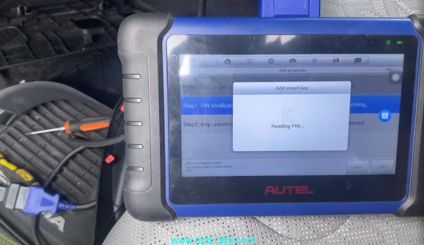 Autel Im508 Add Toyota Sequoia 2023 Smart Key 12