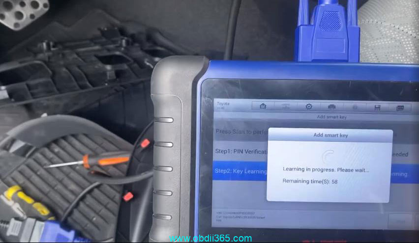 Autel Im508 Add Toyota Sequoia 2023 Smart Key 13