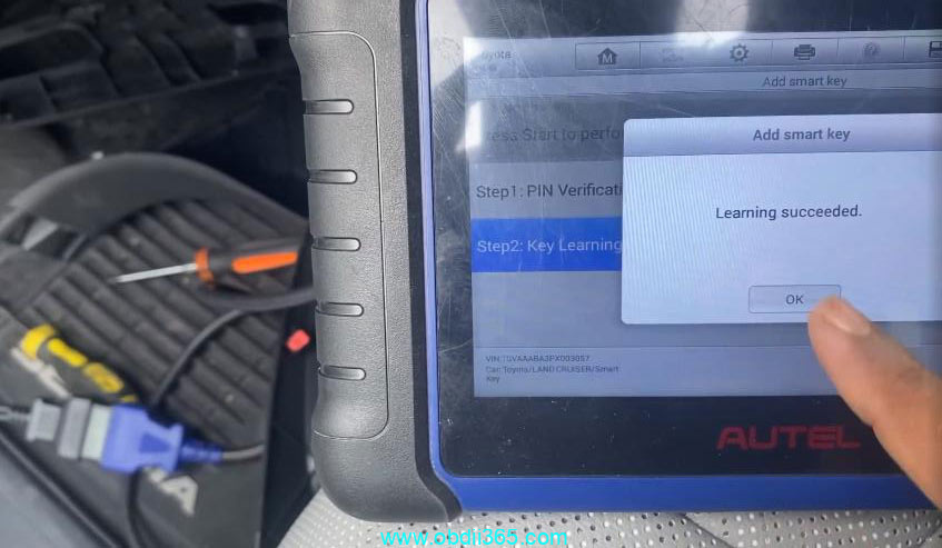 Autel Im508 Add Toyota Sequoia 2023 Smart Key 14