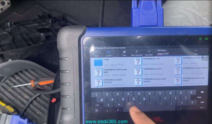 Autel Im508 Add Toyota Sequoia 2023 Smart Key 6