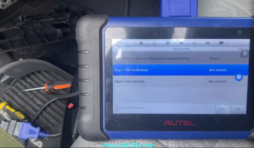 Autel Im508 Add Toyota Sequoia 2023 Smart Key 7