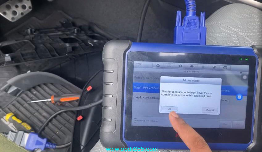 Autel Im508 Add Toyota Sequoia 2023 Smart Key 8