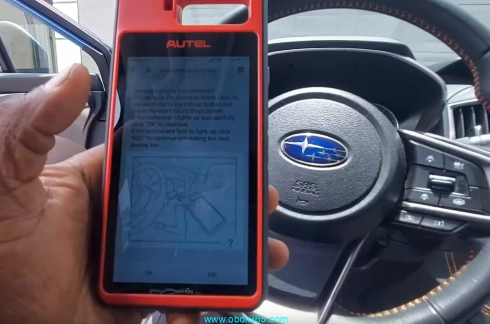 Autel Km100 2020 Subaru Crosstek AKL 5