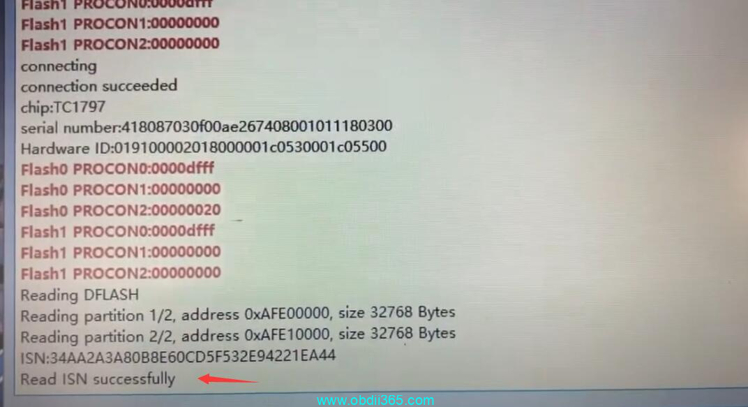 CGDI BMW Read ISN DDE BMW EDC17cp45 10