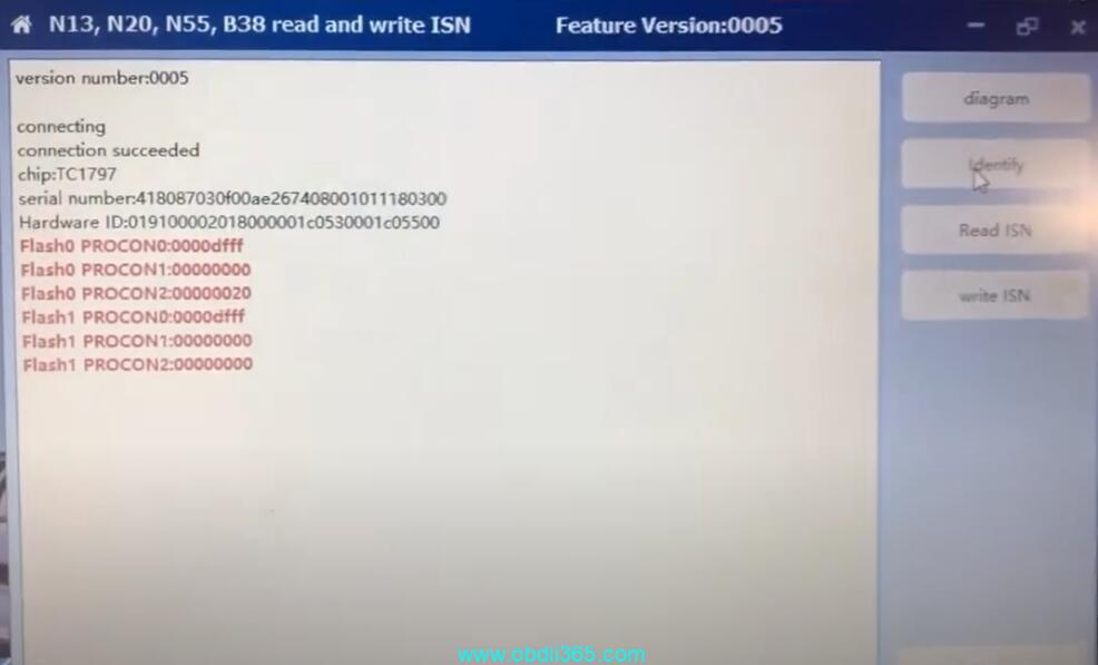 CGDI BMW Read ISN DDE BMW EDC17cp45 8