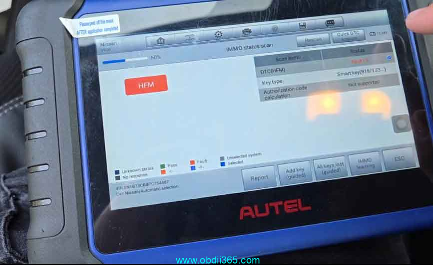 Autel Im508 2023 Nissan Rougue Smart Key 9