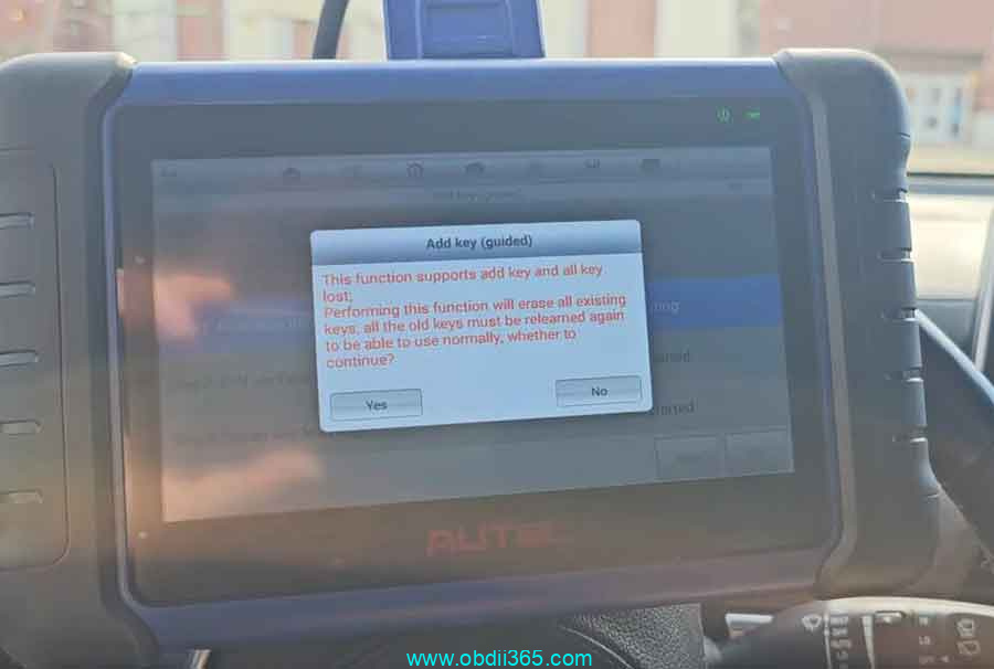 Autel Im508 Kia 2021 Telluride Key 8
