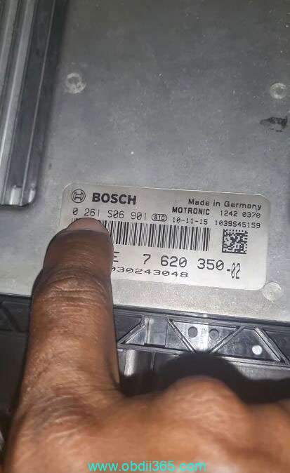 Autel Im608 Read Bmw Mev17.2.1 Pin Code 6