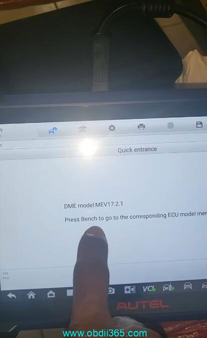 Autel Im608 Read Bmw Mev17.2.1 Pin Code 9