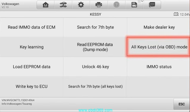 Autel IM608 Program 2005 VW Touareg All Keys Lost via OBD or Bench?