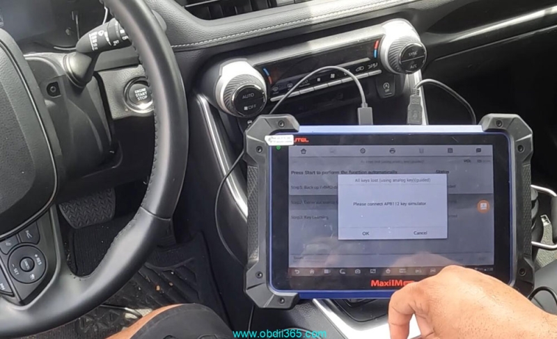 Autel IM608 Program Toyota RAV4 2023 All Keys Lost with APB112