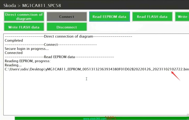 Launch X431 ECU Programmer Clone Skoda MG1CA811 ECU