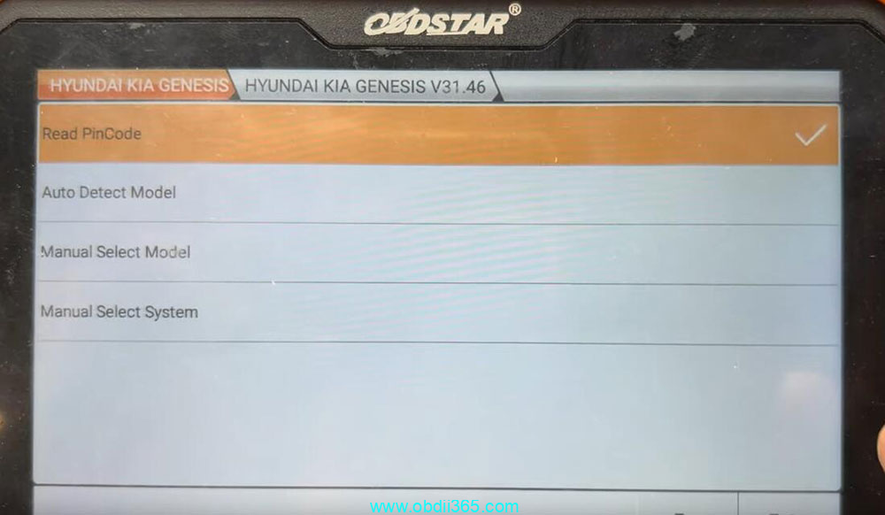 Obdstar Hyundai Elantra 2022 Pin Code Smart Key 1