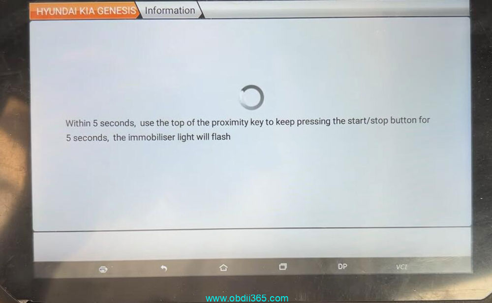 Obdstar Hyundai Elantra 2022 Pin Code Smart Key 12