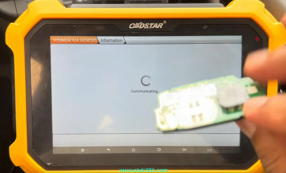 Obdstar Hyundai Elantra 2022 Pin Code Smart Key 14