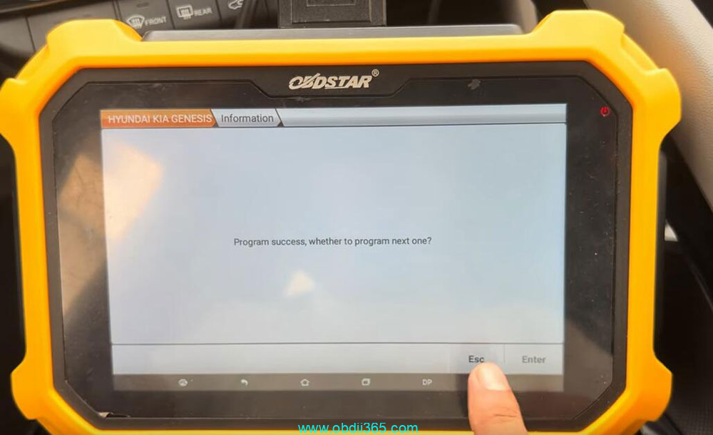 Obdstar Hyundai Elantra 2022 Pin Code Smart Key 15