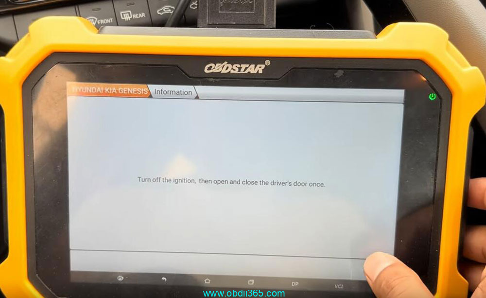 Obdstar Hyundai Elantra 2022 Pin Code Smart Key 9