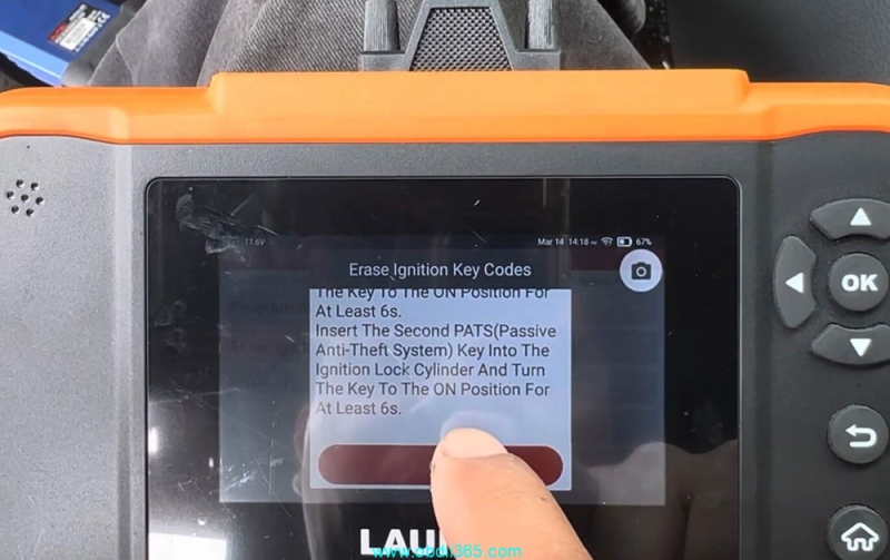 Program 2014 Ford F150 PATS Key with Launch Creader Elite 2.0 FGC