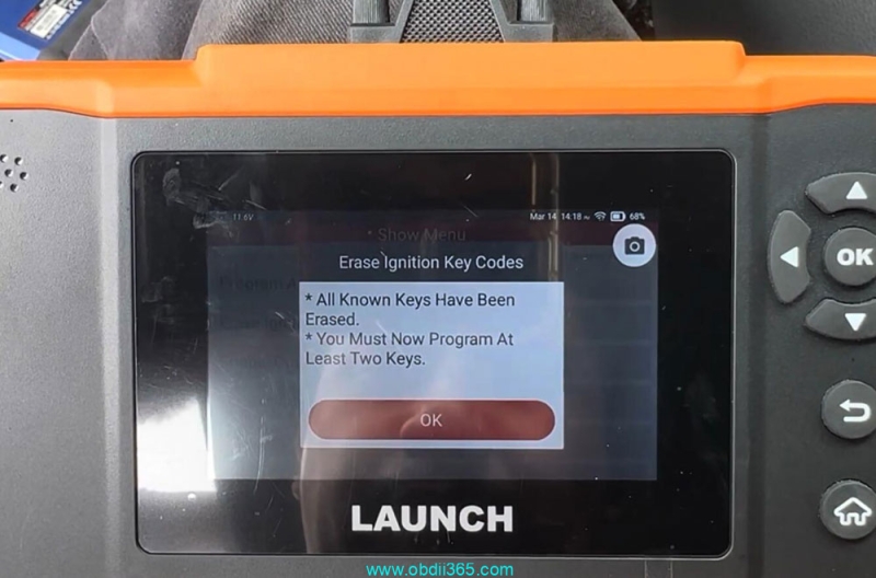 Program 2014 Ford F150 PATS Key with Launch Creader Elite 2.0 FGC