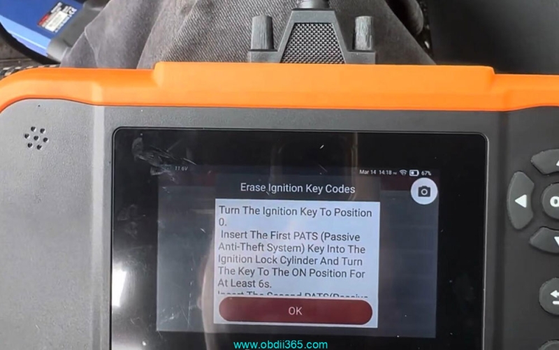 Program 2014 Ford F150 PATS Key with Launch Creader Elite 2.0 FGC