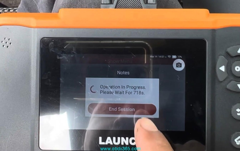 Program 2014 Ford F150 PATS Key with Launch Creader Elite 2.0 FGC