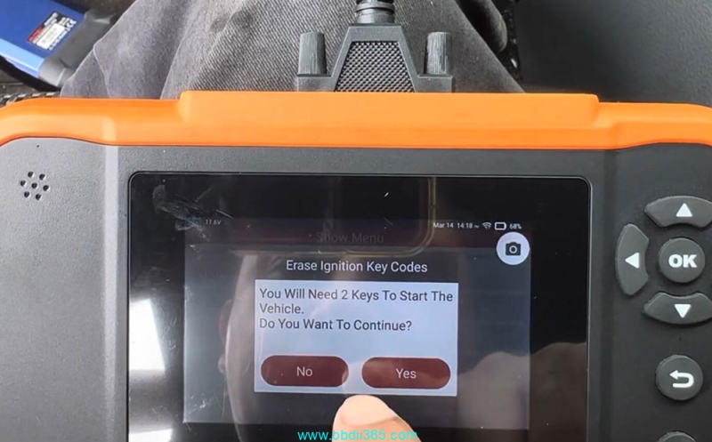 Program 2014 Ford F150 PATS Key with Launch Creader Elite 2.0 FGC