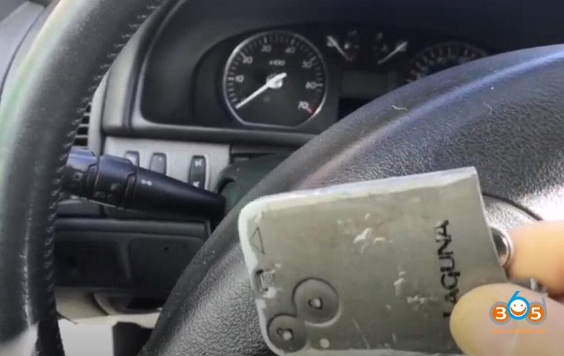 How to Add Renault Laguna 2 Key Card by Renolink?