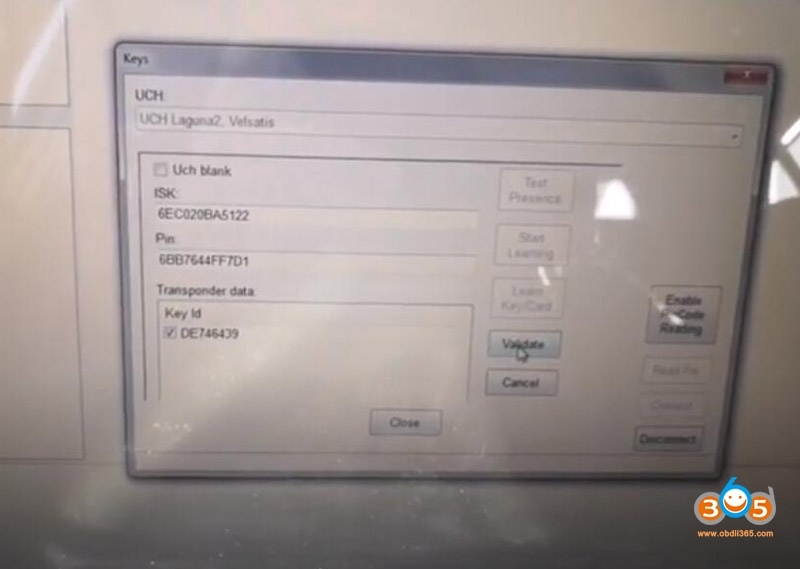 How to Add Renault Laguna 2 Key Card by Renolink?