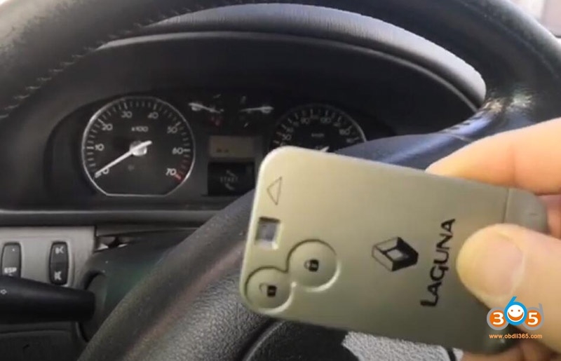 How to Add Renault Laguna 2 Key Card by Renolink?