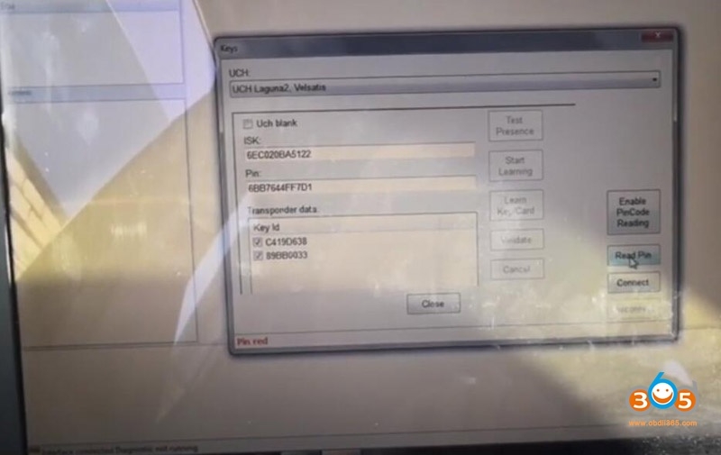 How to Add Renault Laguna 2 Key Card by Renolink?