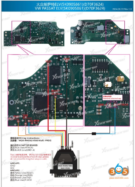 How to Read VAG MQB Locked ELV with Autel IM508 IM608 APB131?