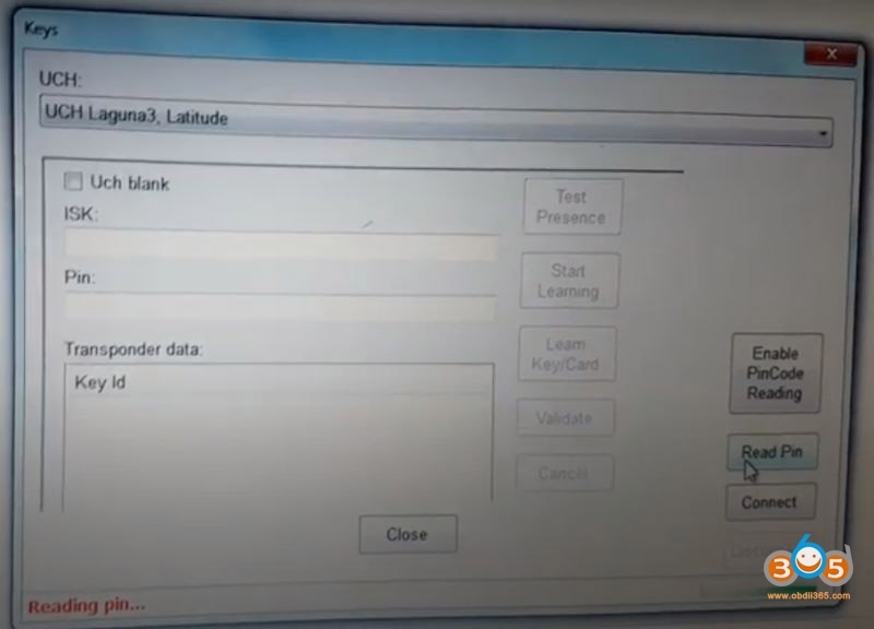 Program Renault Laguna3 Key Card HandsFree with RenoLink 1.87