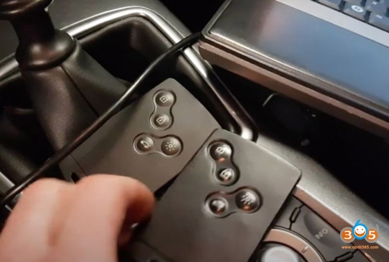 Program Renault Laguna3 Key Card HandsFree with RenoLink 1.87