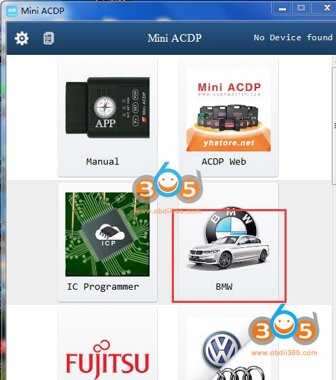 Yanhua Mini ACDP Read BMW F30 N20 DME ISN