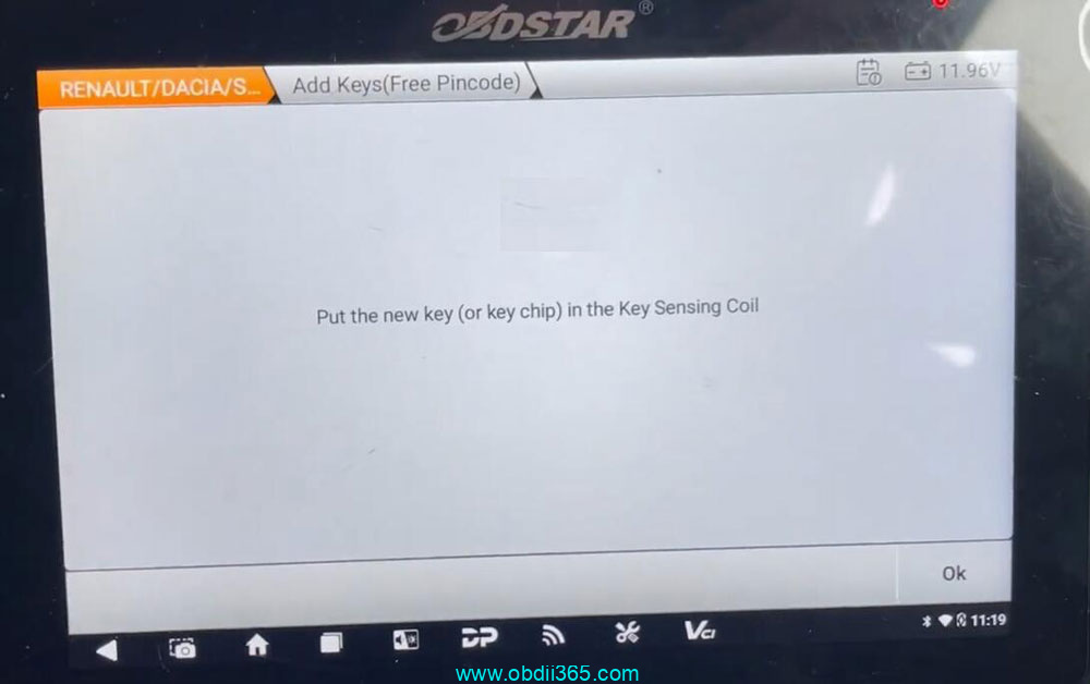 Obdstar G3 Add Renault Clio 5 2023 Key 14
