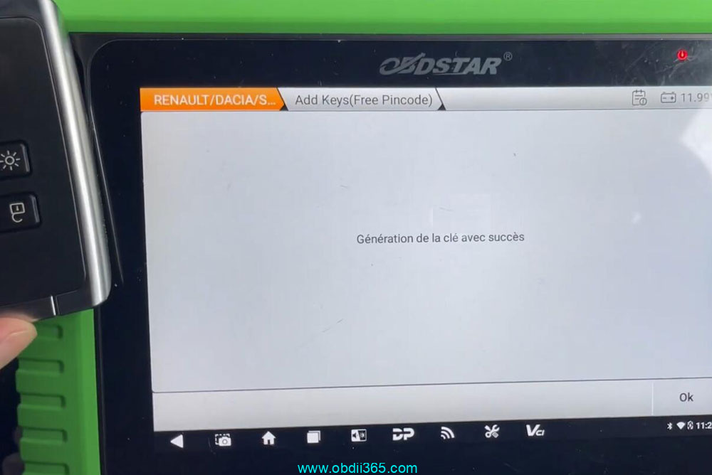 Obdstar G3 Add Renault Clio 5 2023 Key 15