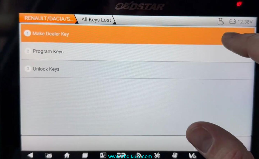 Obdstar G3 Renault Kadjar 2019 Add Key 14