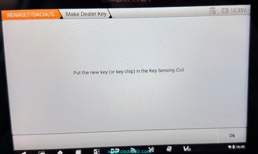 Obdstar G3 Renault Kadjar 2019 Add Key 17