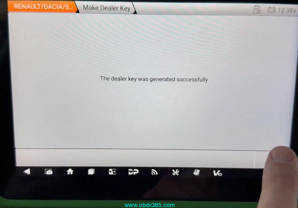 Obdstar G3 Renault Kadjar 2019 Add Key 18