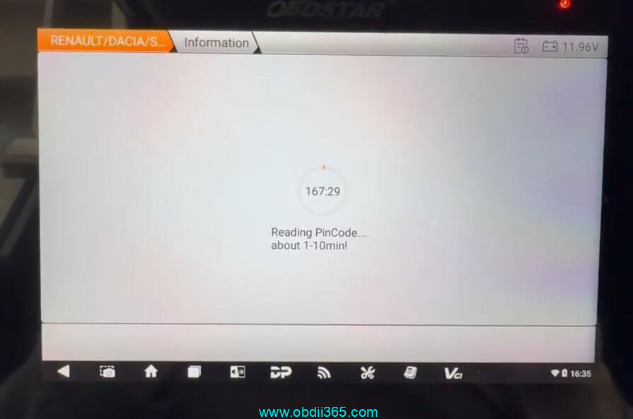 Obdstar G3 Renault Kadjar 2019 Add Key 7