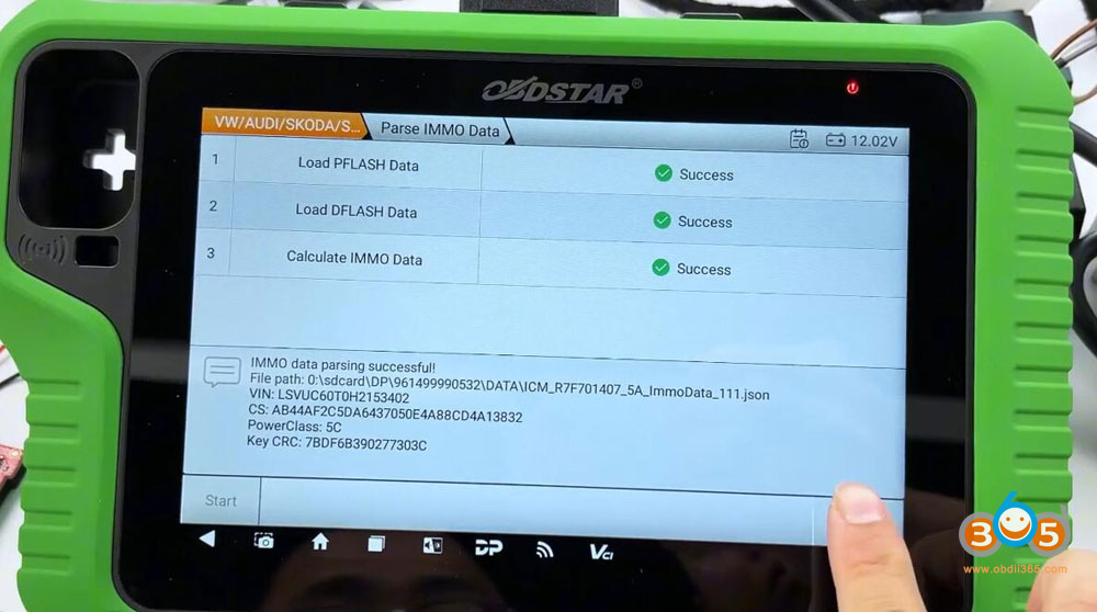 Obdstar G3 2018 Vw Tiguan Akl 12