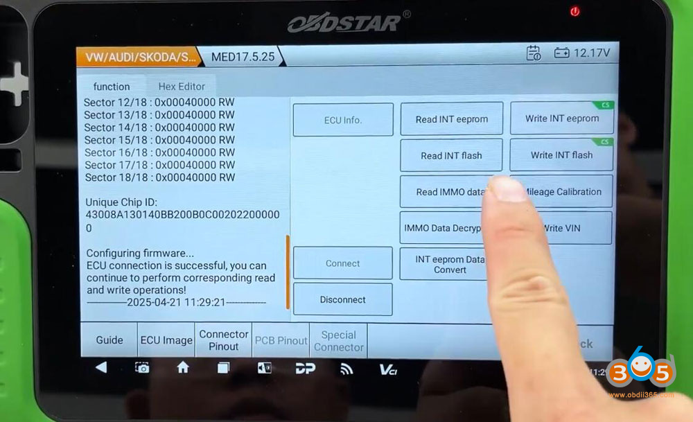 Obdstar G3 2018 Vw Tiguan Akl 18