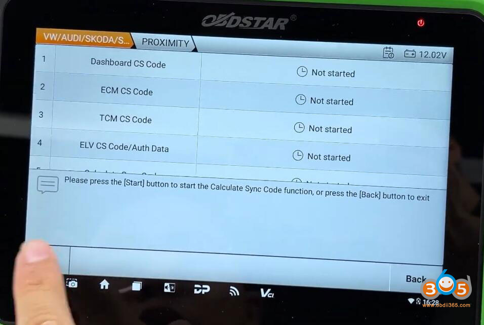 Obdstar G3 2018 Vw Tiguan Akl 36