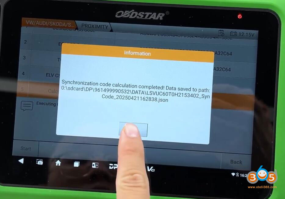 Obdstar G3 2018 Vw Tiguan Akl 39